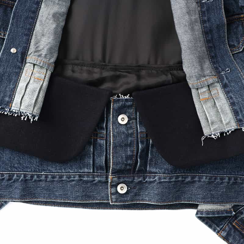 SACAI SACAI＜サカイ＞ コンビネーションデニムジャケット BLUE