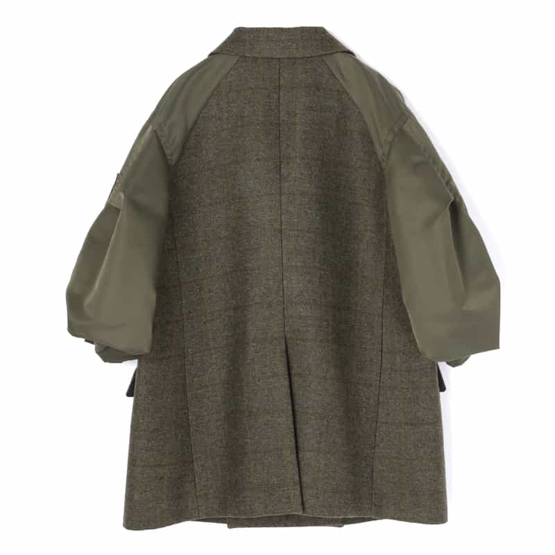 SACAI SACAI＜サカイ＞ ダブルフェイスウールジャケット BEIGE