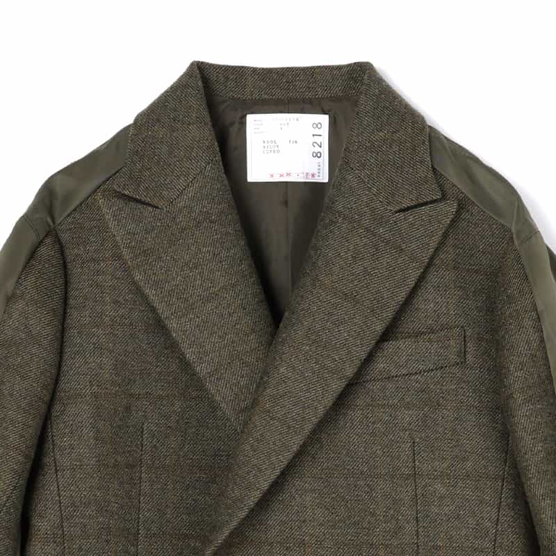 SACAI SACAI＜サカイ＞ ダブルフェイスウールジャケット BEIGE