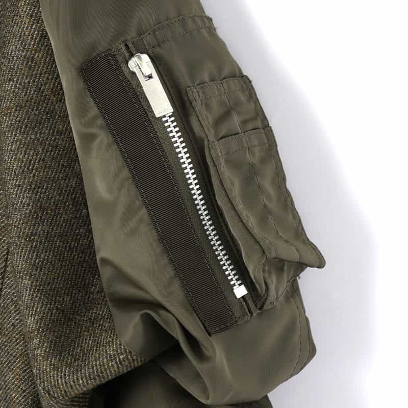 SACAI SACAI＜サカイ＞ ダブルフェイスウールジャケット BEIGE