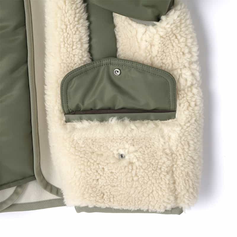 SACAI SACAI＜サカイ＞ コンビネーションジップアップジャケット IVORY