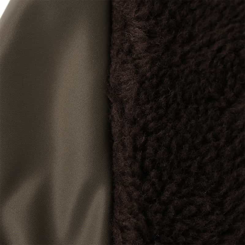 SACAI SACAI＜サカイ＞ コンビネーションジップアップジャケット BROWN