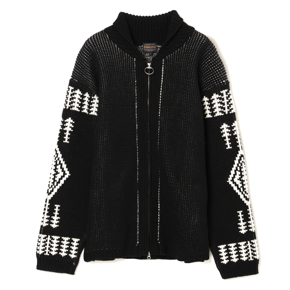 ＜ペンドルトン＞コラボレーション ジップアップニットカーディガン