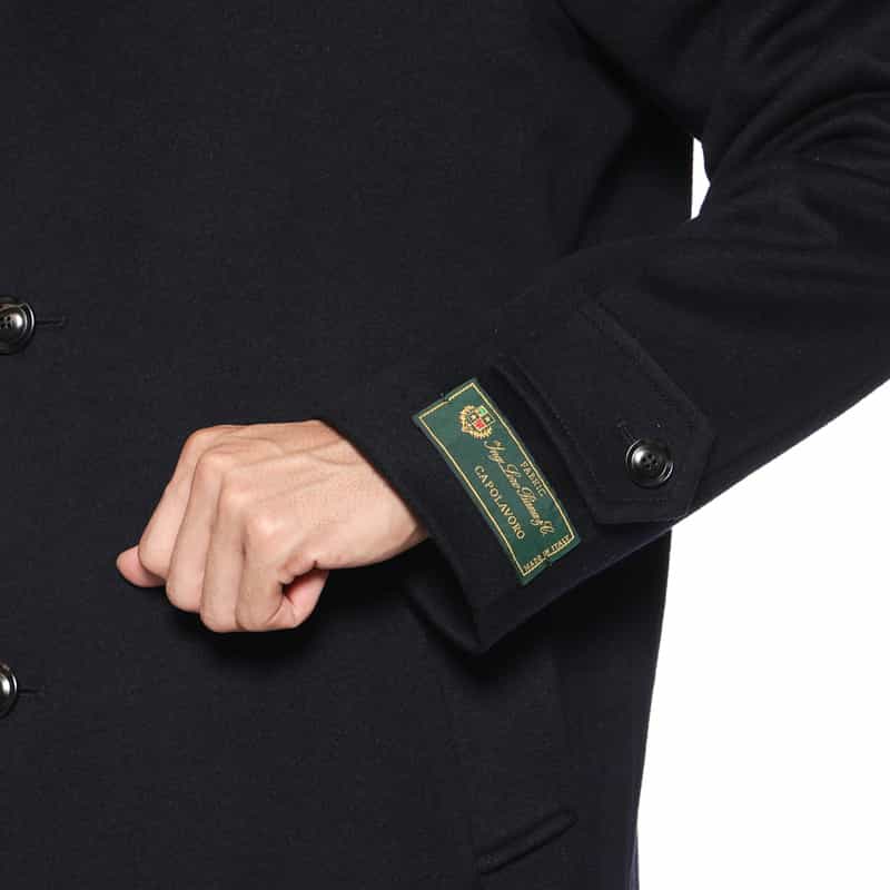 NORMEET NORMEET＜ノーミート＞ バーニーズ　ニューヨーク限定バルカラーコート NAVY