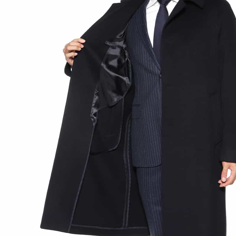 NORMEET NORMEET＜ノーミート＞ バーニーズ　ニューヨーク限定バルカラーコート NAVY