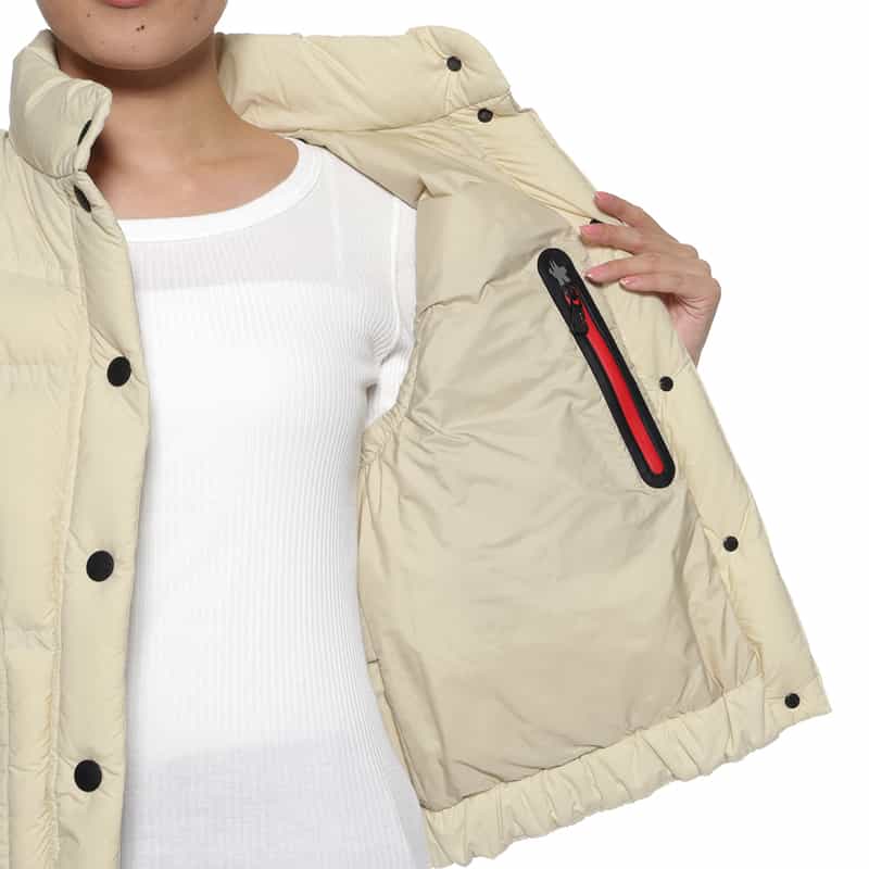 MONCLER GRENOBLE MONCLER GRENOBLE ＜モンクレール グルノーブル＞ダウンベスト IVORY