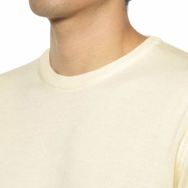 LUCA INNOCENTI LUCA INNOCENTI＜ルカ　イノチェンティ＞ バーニーズ　ニューヨーク限定クルーネックニットプルオーバー WHITE