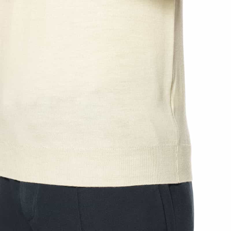 LUCA INNOCENTI LUCA INNOCENTI＜ルカ　イノチェンティ＞ バーニーズ　ニューヨーク限定クルーネックニットプルオーバー WHITE