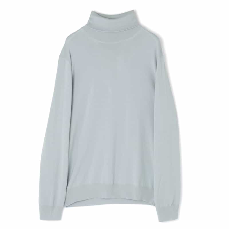 LUCA INNOCENTI LUCA INNOCENTI＜ルカ　イノチェンティ＞ バーニーズ　ニューヨーク限定タートルネックニットプルオーバー LIGHT BLUE
