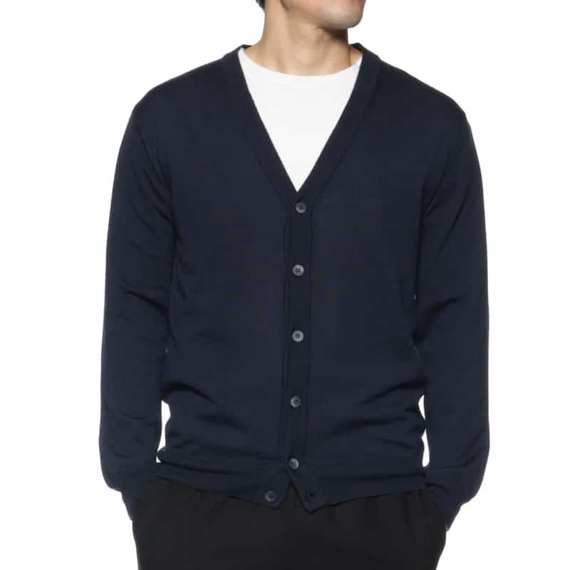 LUCA INNOCENTI LUCA INNOCENTI＜ルカ　イノチェンティ＞ バーニーズ　ニューヨーク限定ニットカーディガン NAVY