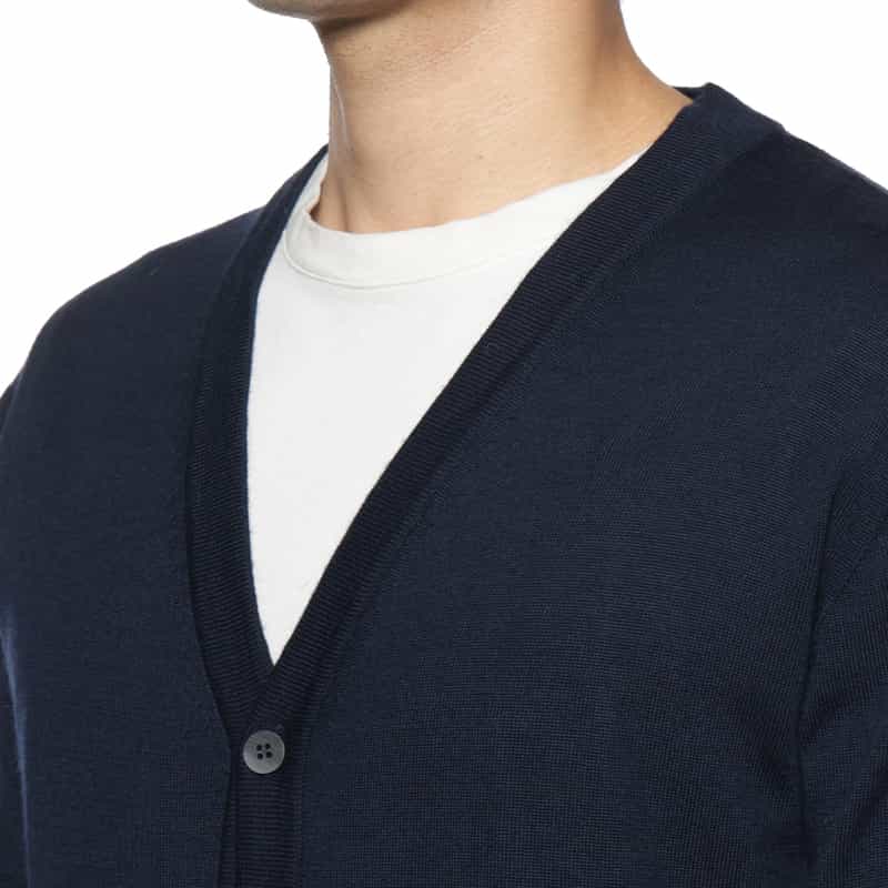 LUCA INNOCENTI LUCA INNOCENTI＜ルカ　イノチェンティ＞ バーニーズ　ニューヨーク限定ニットカーディガン NAVY