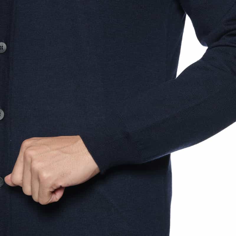 LUCA INNOCENTI LUCA INNOCENTI＜ルカ　イノチェンティ＞ バーニーズ　ニューヨーク限定ニットカーディガン NAVY