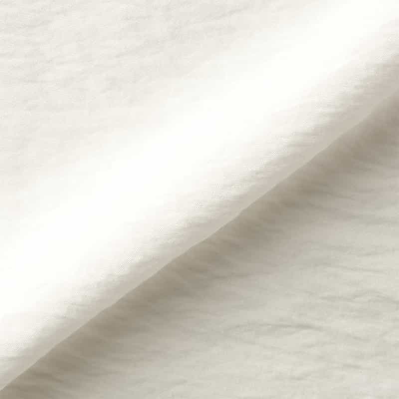 BARNEYS NEW YORK ウォッシャブル サイドギャザーシャツドレス（インナードレス付き） WHITE