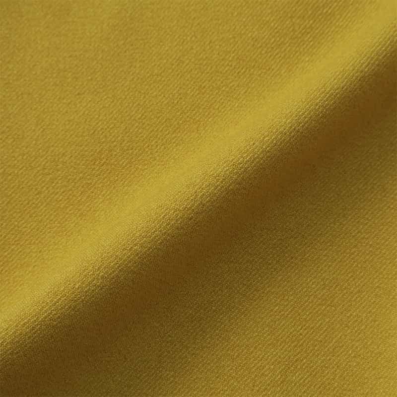 BARNEYS NEW YORK ウォッシャブル ウールライク バックウエストゴムパンツ MUSTARD