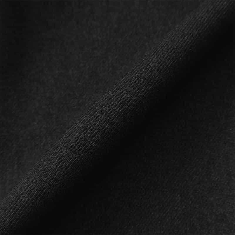 BARNEYS NEW YORK ウォッシャブル ウールライク バックウエストゴムパンツ BLACK