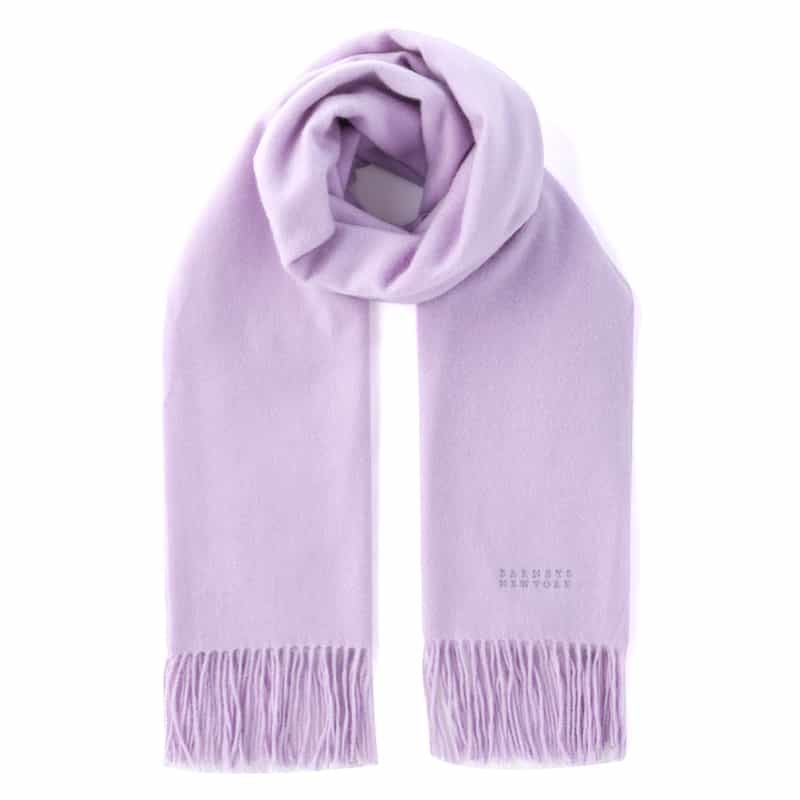 BARNEYS NEW YORK カシミヤスカーフ（L） PURPLE