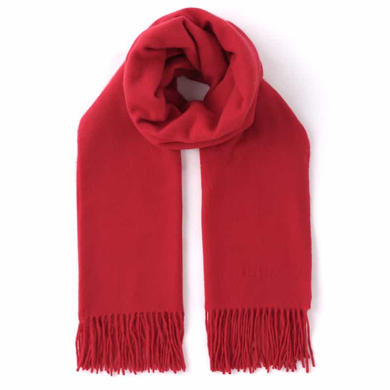 BARNEYS NEW YORK カシミヤスカーフ（L） RED