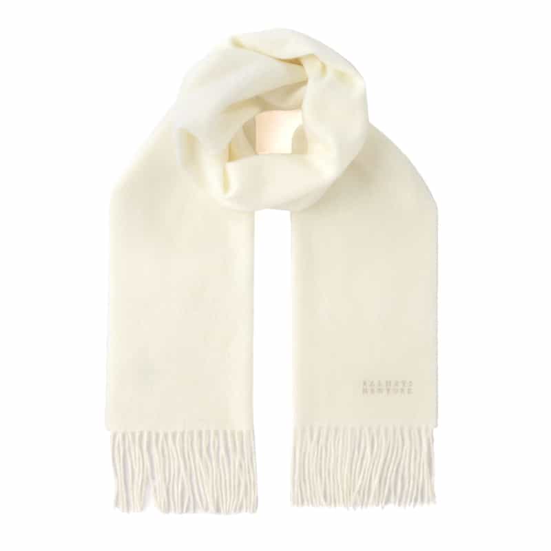 BARNEYS NEW YORK カシミヤスカーフ（M） IVORY