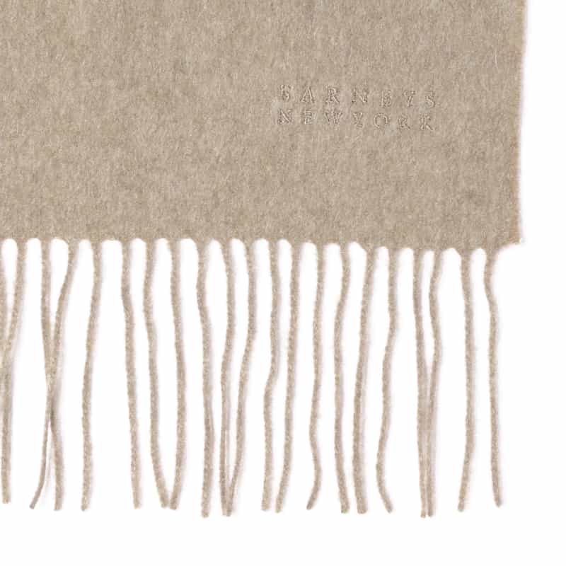 BARNEYS NEW YORK カシミヤスカーフ（M） BEIGE