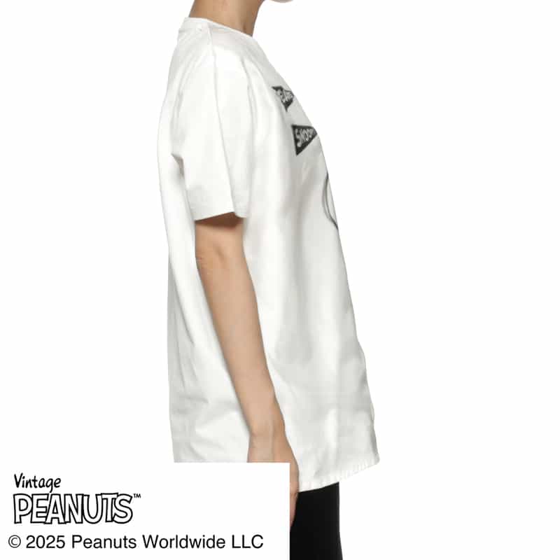 TRIPPY ART TRIPPY ART＜トリッピー アート＞ バーニーズ　ニューヨーク限定プリントTシャツ “SNOOPY“ WHITE