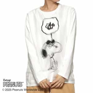TRIPPY ART<トリッピー アート> バーニーズ ニューヨーク限定プリントロングスリーブTシャツ “SNOOPY“