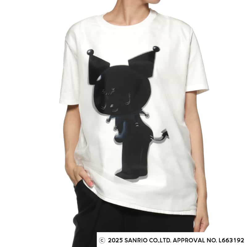 TRIPPY ART TRIPPY ART＜トリッピー アート＞ バーニーズ　ニューヨーク限定プリントTシャツ “KUROMI“ WHITE