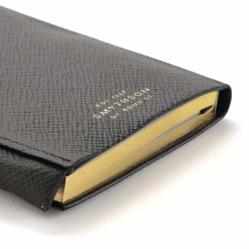 SMYTHSON SMYTHSON＜スマイソン＞ バーニーズ　ニューヨーク限定 ペン付きノートブック BLACK