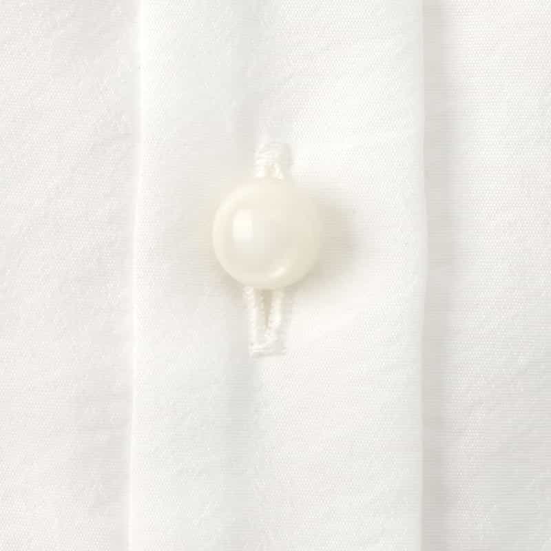 BARNEYS NEW YORK ウォッシャブル ノースリーブブラウス WHITE