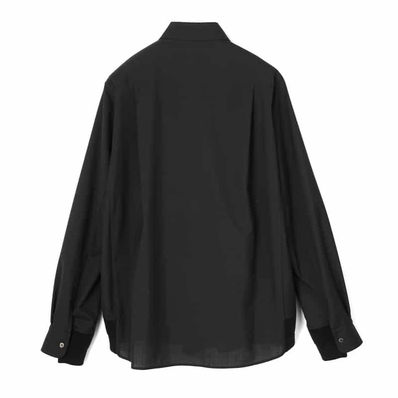SACAI SACAI＜サカイ＞ ロングスリーブカジュアルシャツ BLACK