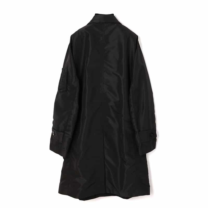SACAI SACAI＜サカイ＞ ジップアップナイロンコート BLACK