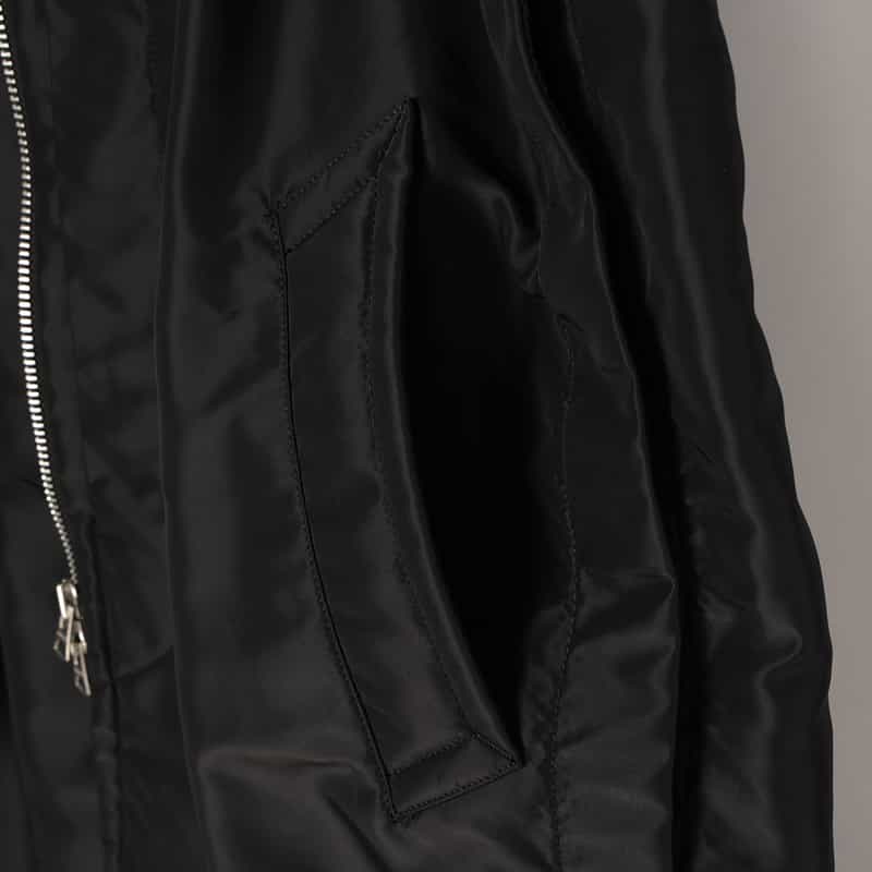 SACAI SACAI＜サカイ＞ ジップアップナイロンコート BLACK