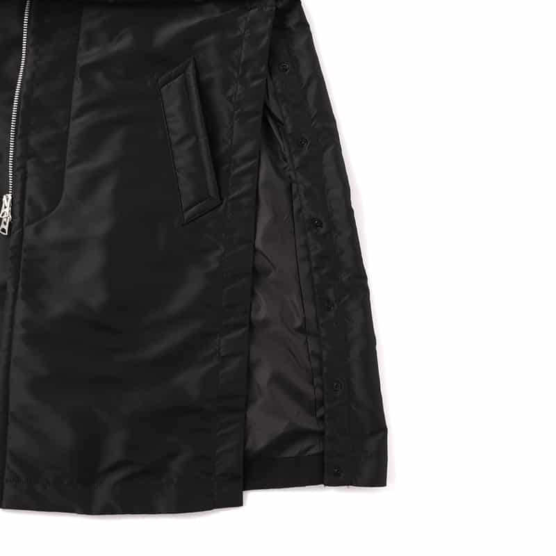 SACAI SACAI＜サカイ＞ ジップアップナイロンコート BLACK