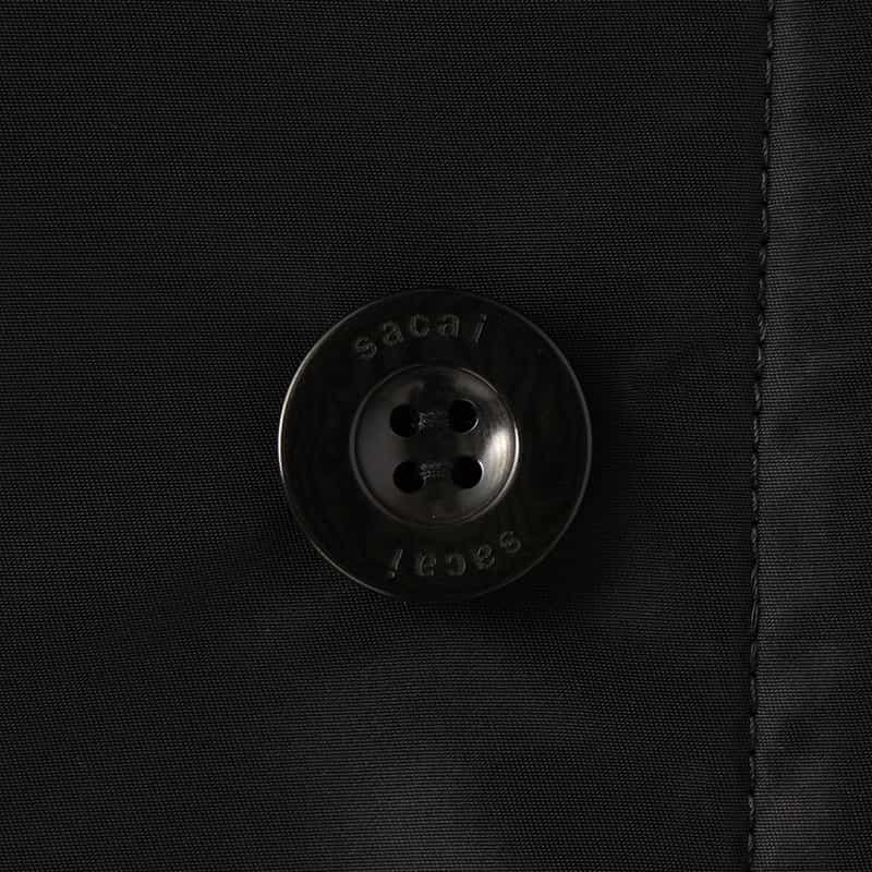 SACAI SACAI＜サカイ＞ ジップアップナイロンコート BLACK