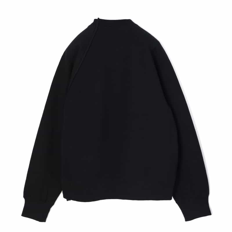 SACAI SACAI＜サカイ＞ ジップアップスウェットプルオーバー BLACK