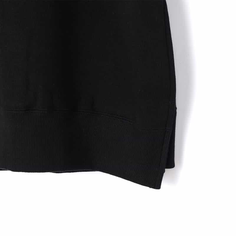 SACAI SACAI＜サカイ＞ ジップアップスウェットプルオーバー BLACK