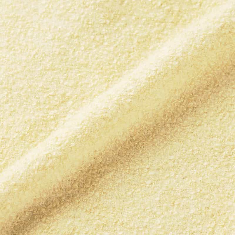 BARNEYS NEW YORK ボア素材ショート丈ブルゾン YELLOW