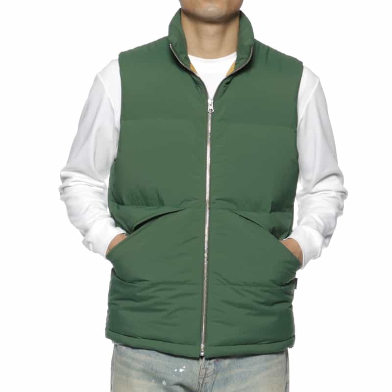 BARNEYS NEW YORK ダウンベスト GREEN