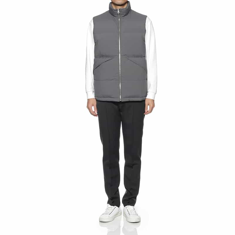 BARNEYS NEW YORK ダウンベスト GRAY