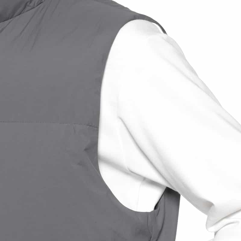 BARNEYS NEW YORK ダウンベスト GRAY