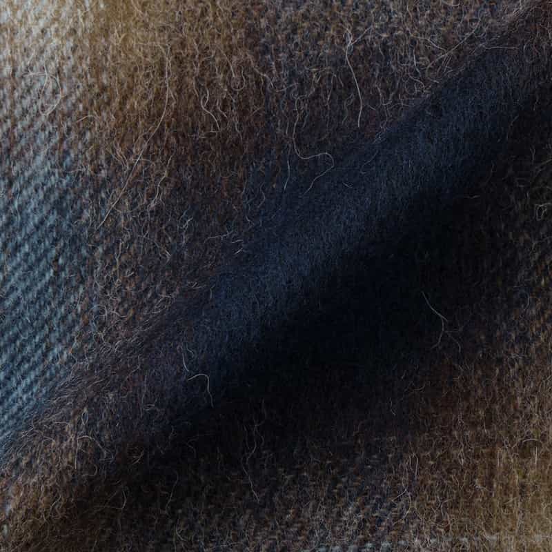 BARNEYS NEW YORK チェック柄カジュアルオーバーシャツ NAVY