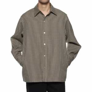 ガンクラブチェック柄オーバーシャツ