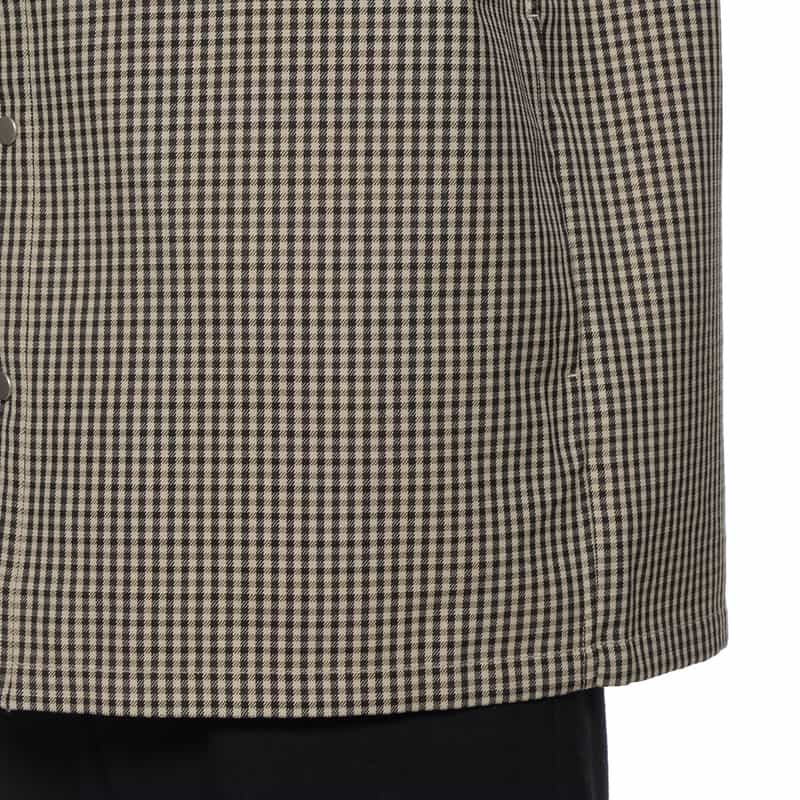 BARNEYS NEW YORK ガンクラブチェック柄オーバーシャツ BEIGE