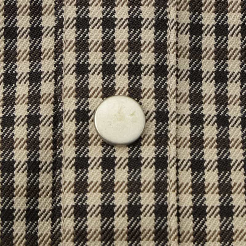 BARNEYS NEW YORK ガンクラブチェック柄オーバーシャツ BEIGE