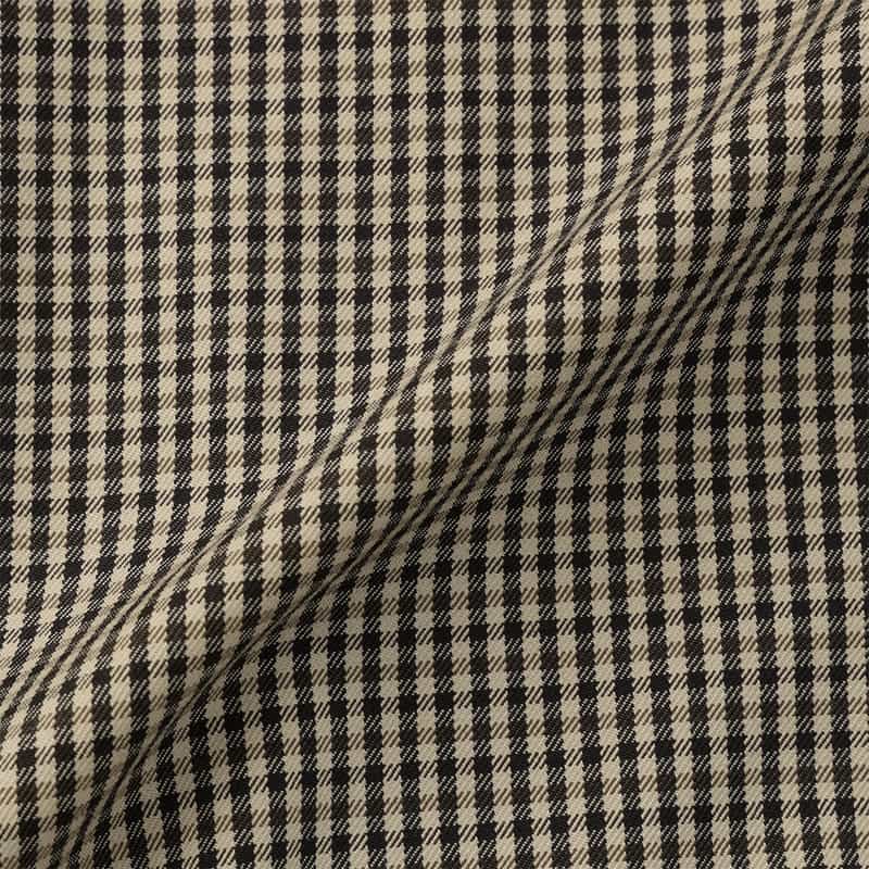 BARNEYS NEW YORK ガンクラブチェック柄オーバーシャツ BEIGE