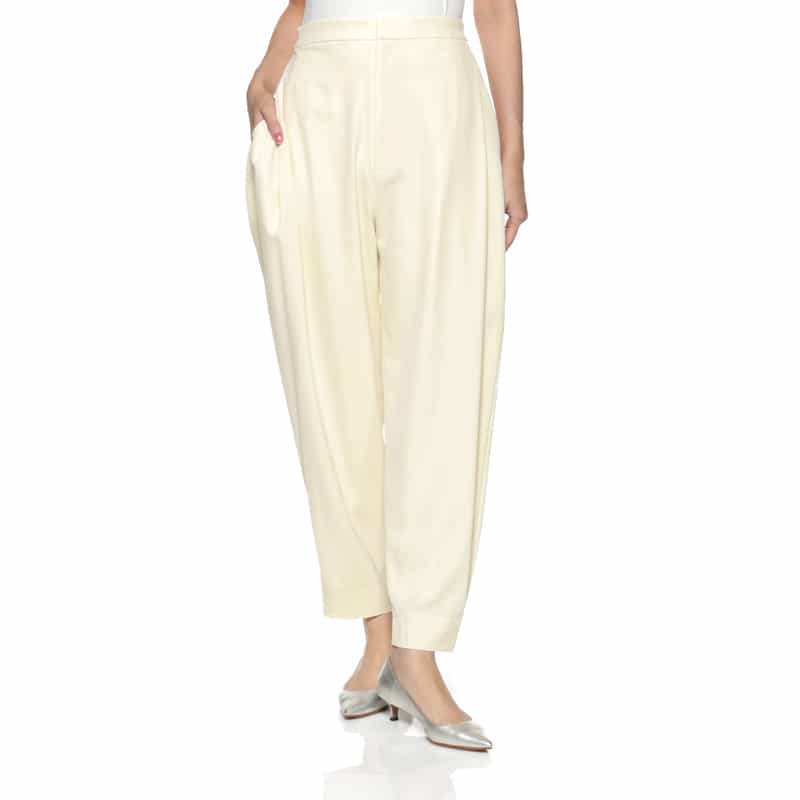 ウォッシャブル サイドタックサルエルパンツ