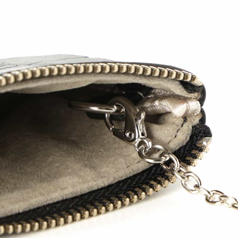 BARNEYS NEW YORK レザーキーケース（ホリデー限定カラー） BLACK