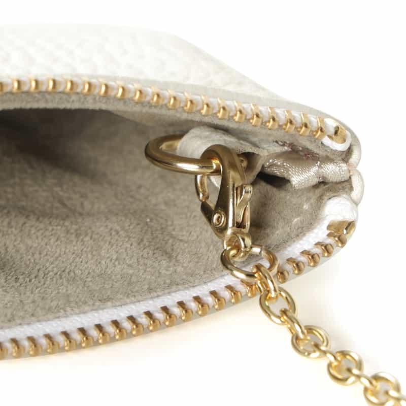 BARNEYS NEW YORK レザーキーケース（ホリデー限定カラー） WHITE