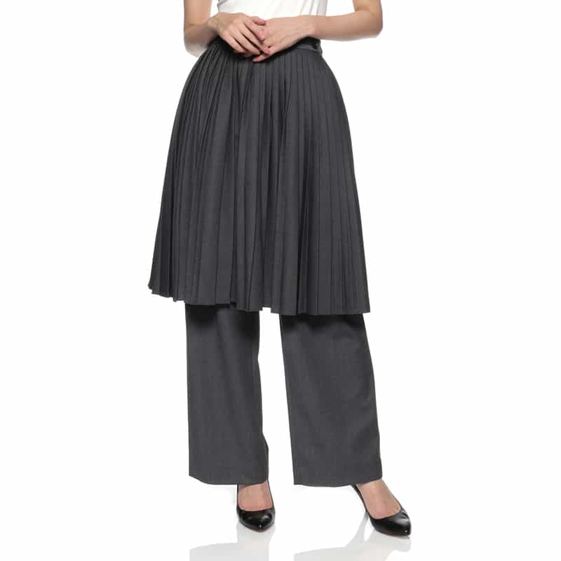 ATELIER EDITION ATELIER EDITION ＜アトリエ エディション＞レイヤードパンツ GRAY