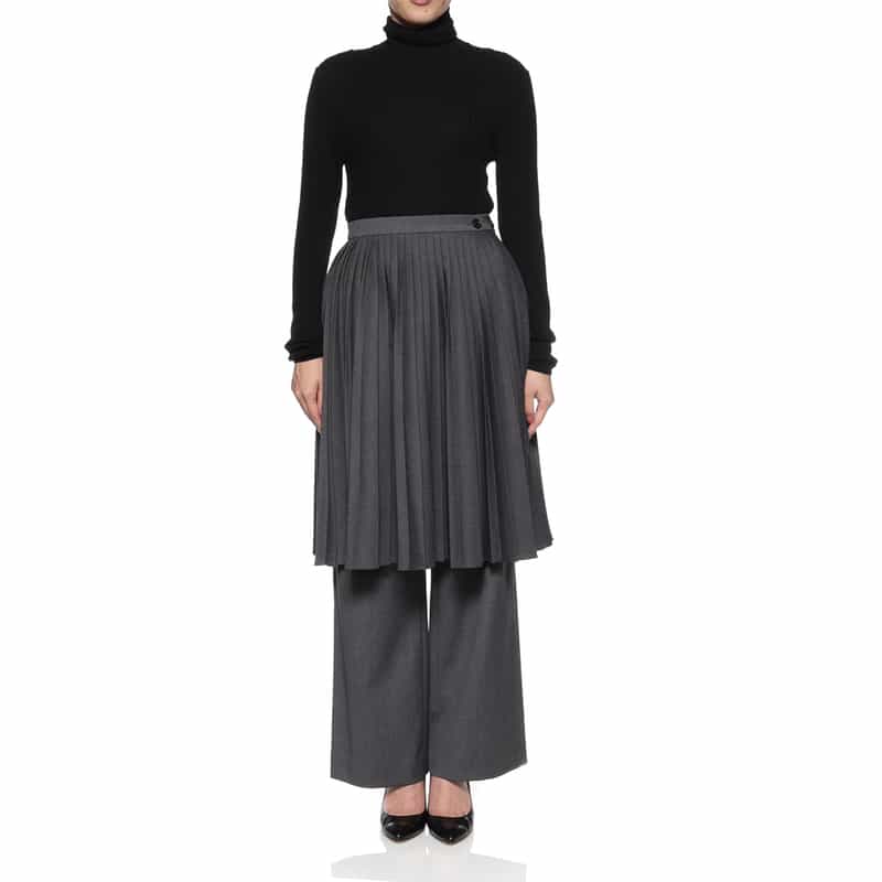 ATELIER EDITION ATELIER EDITION ＜アトリエ エディション＞レイヤードパンツ GRAY