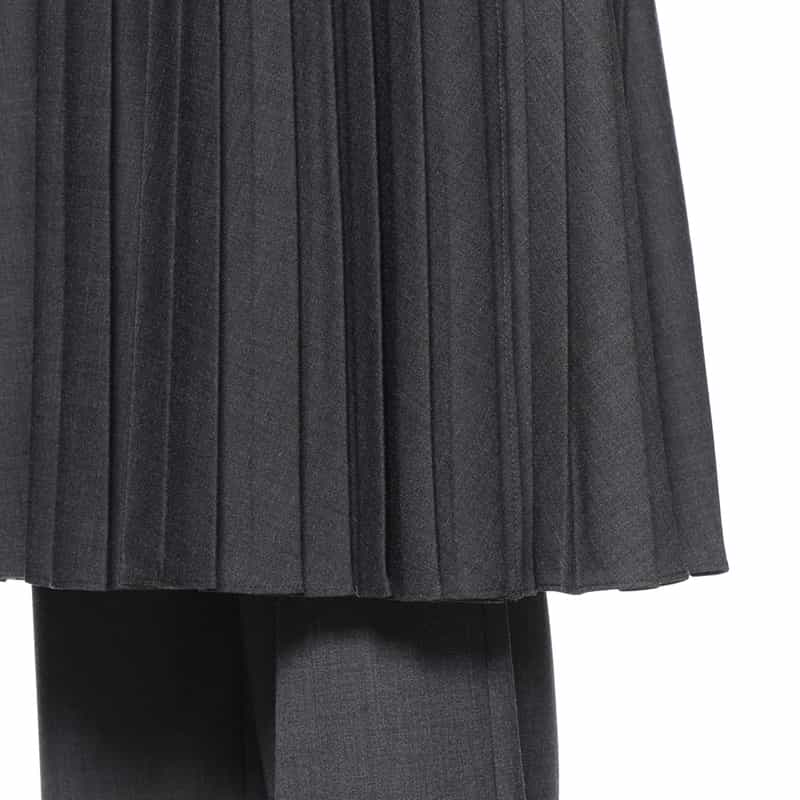 ATELIER EDITION ATELIER EDITION ＜アトリエ エディション＞レイヤードパンツ GRAY